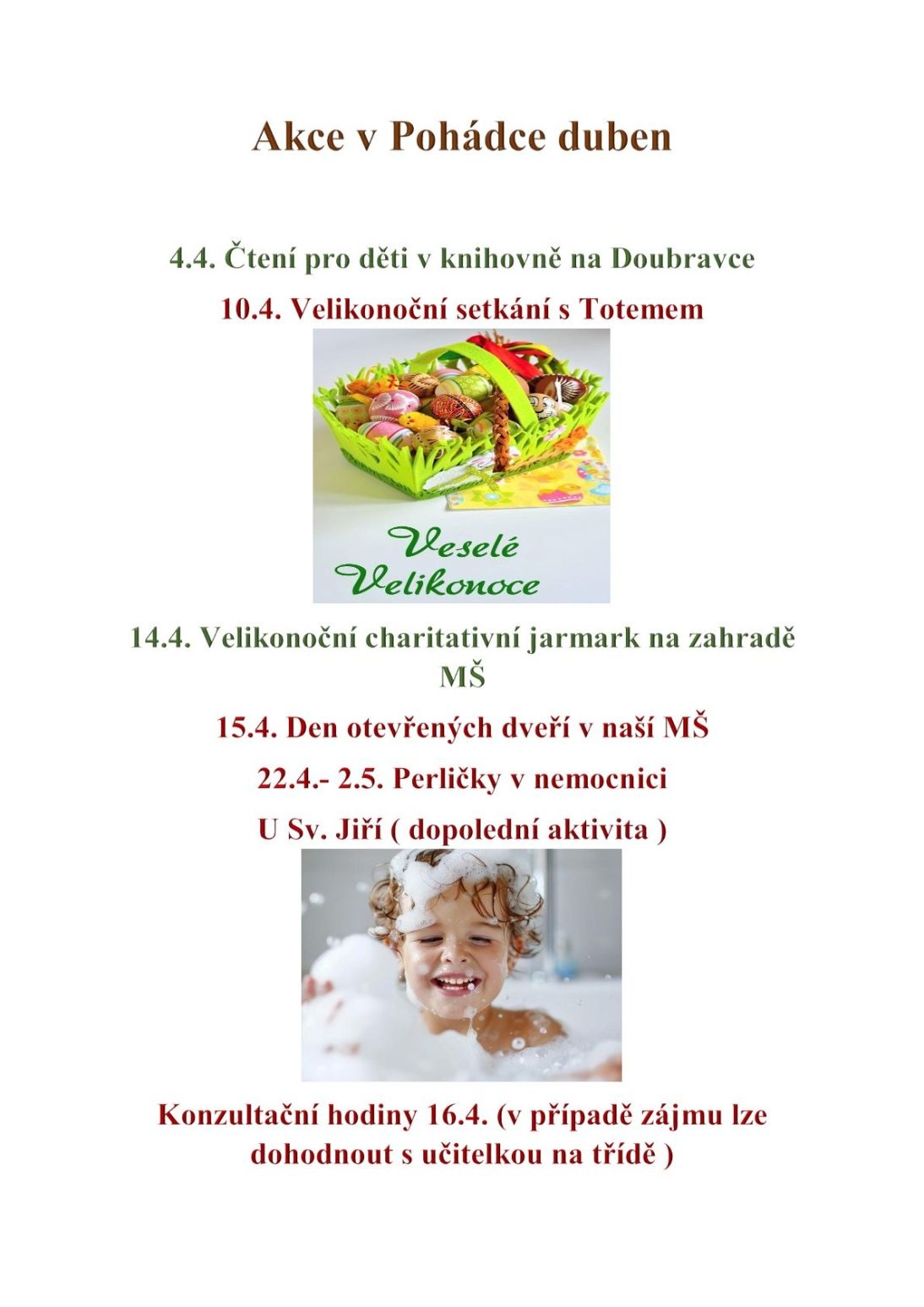 1-Akce v Pohádce v dubnu 2025