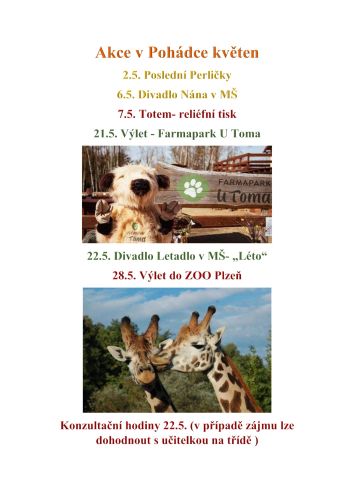 akce květen